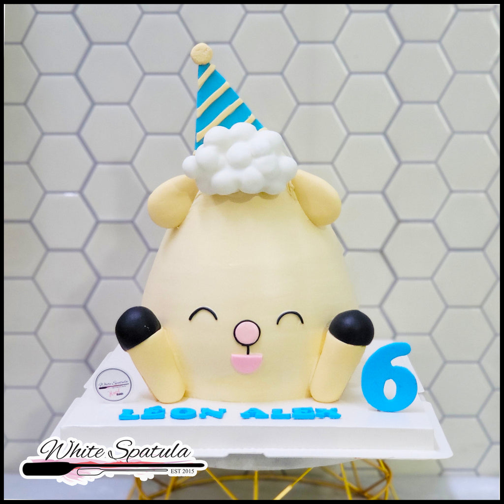 3D Baa Baa Sheep Buttercream Cake