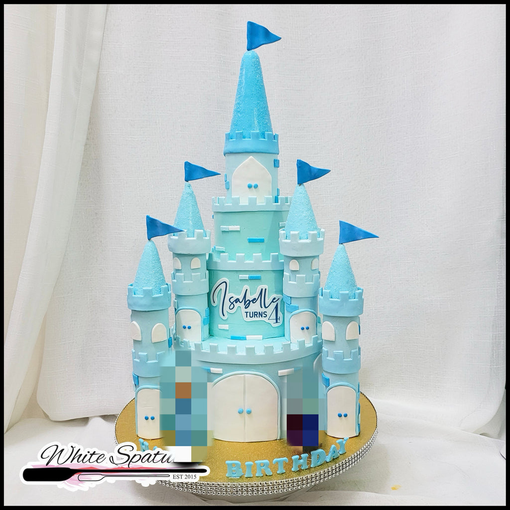 Winter wonderland Castle Cake