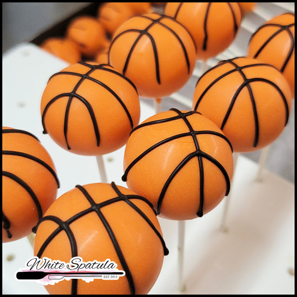 Basketball Cake Pops