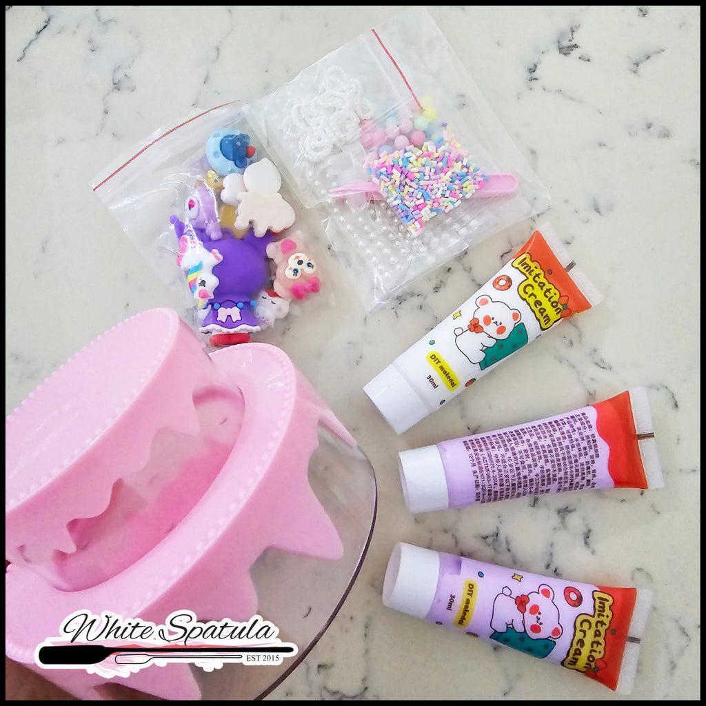 DIY Decoden Cream Glue Kit