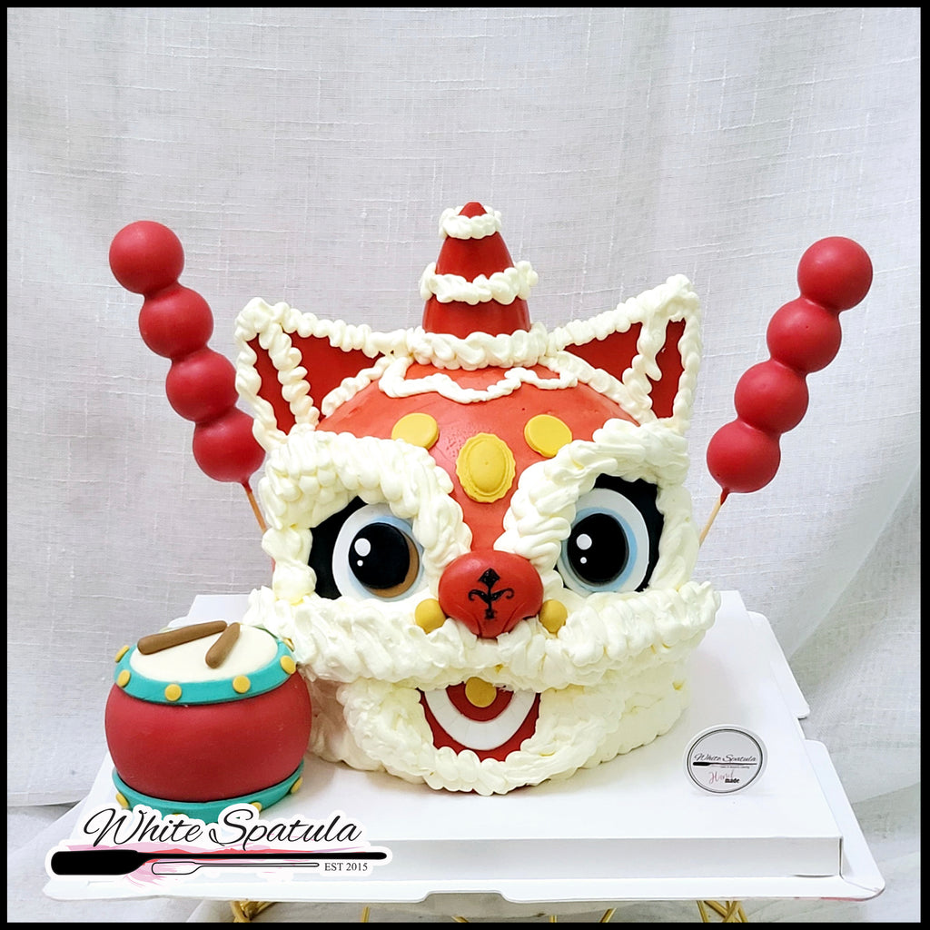 3D Fortune Lion Dance Cake