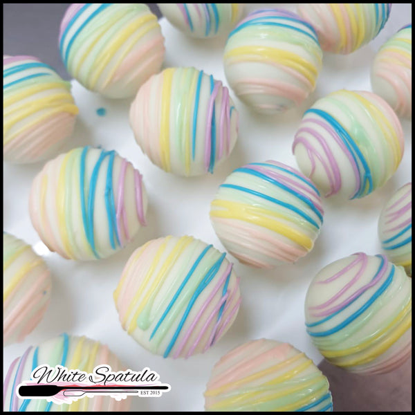 Rainbow Cake Pops Favours