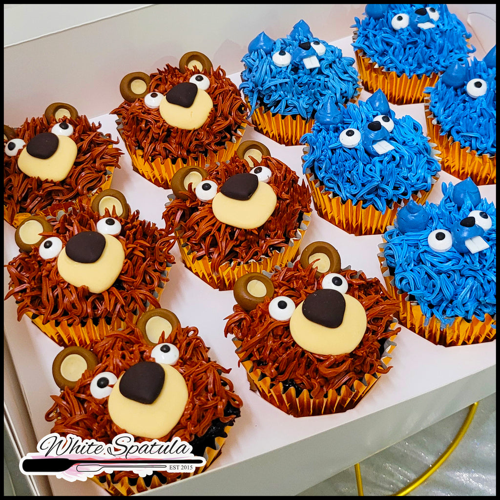 Grizzy and Lemmings Cupcakes