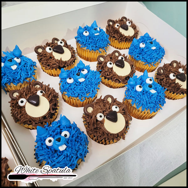 Grizzy and Lemmings Cupcakes