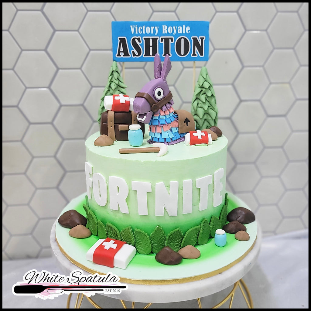 Fortnite Buttercream Cake