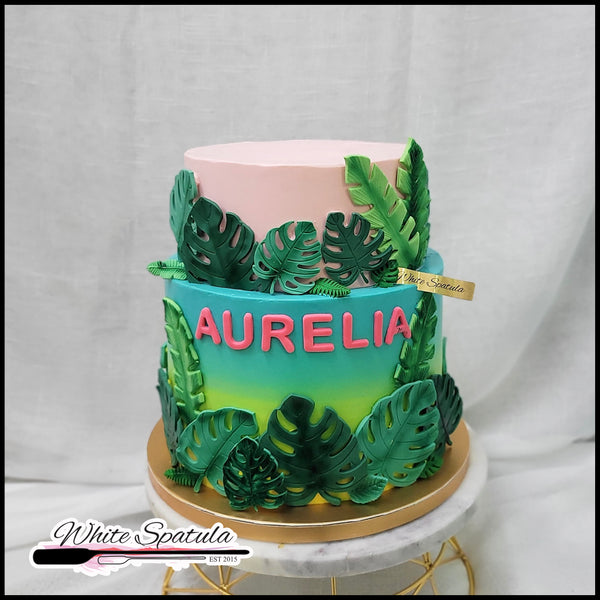 Aurelia's Tropical Paradise Buttercream Cake