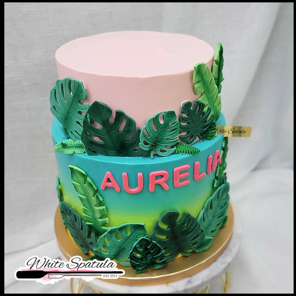 Aurelia's Tropical Paradise Buttercream Cake