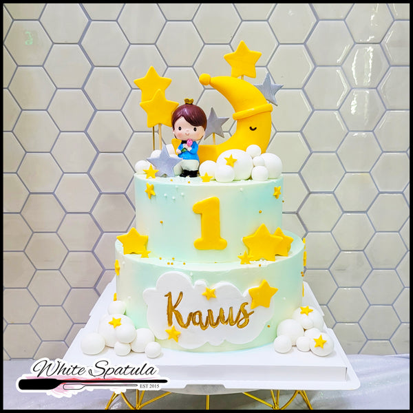 Prince over the Moon Buttercream Cake