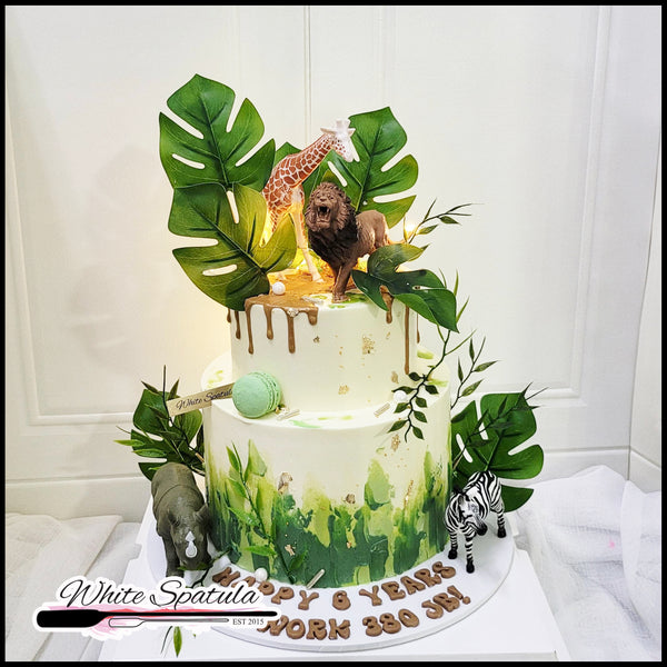 Wild Safari Buttercream Cake