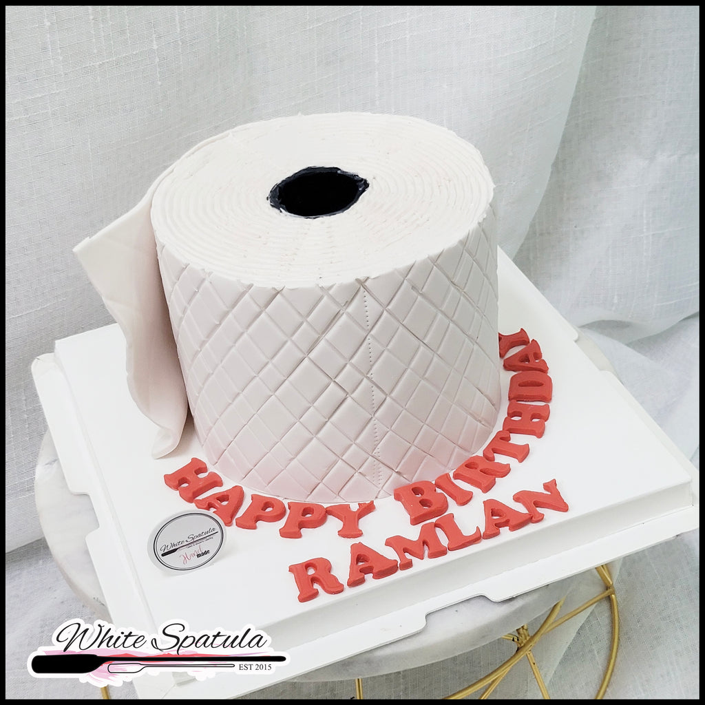 Toilet Paper Buttercream Cake