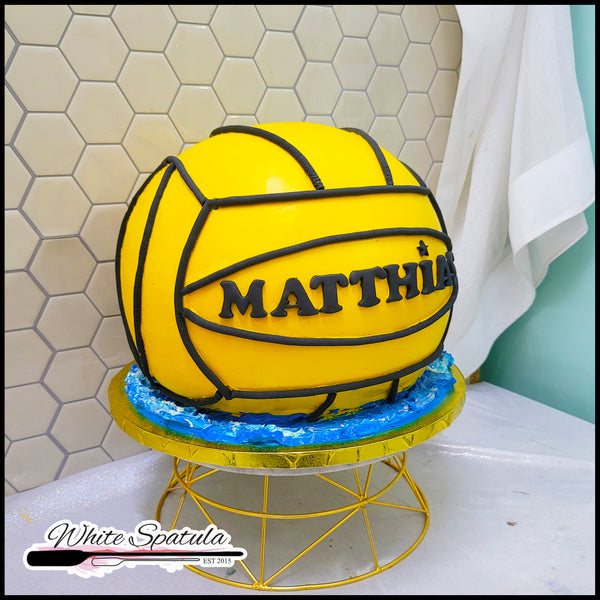 3D Waterpolo Ball Buttercream Cake