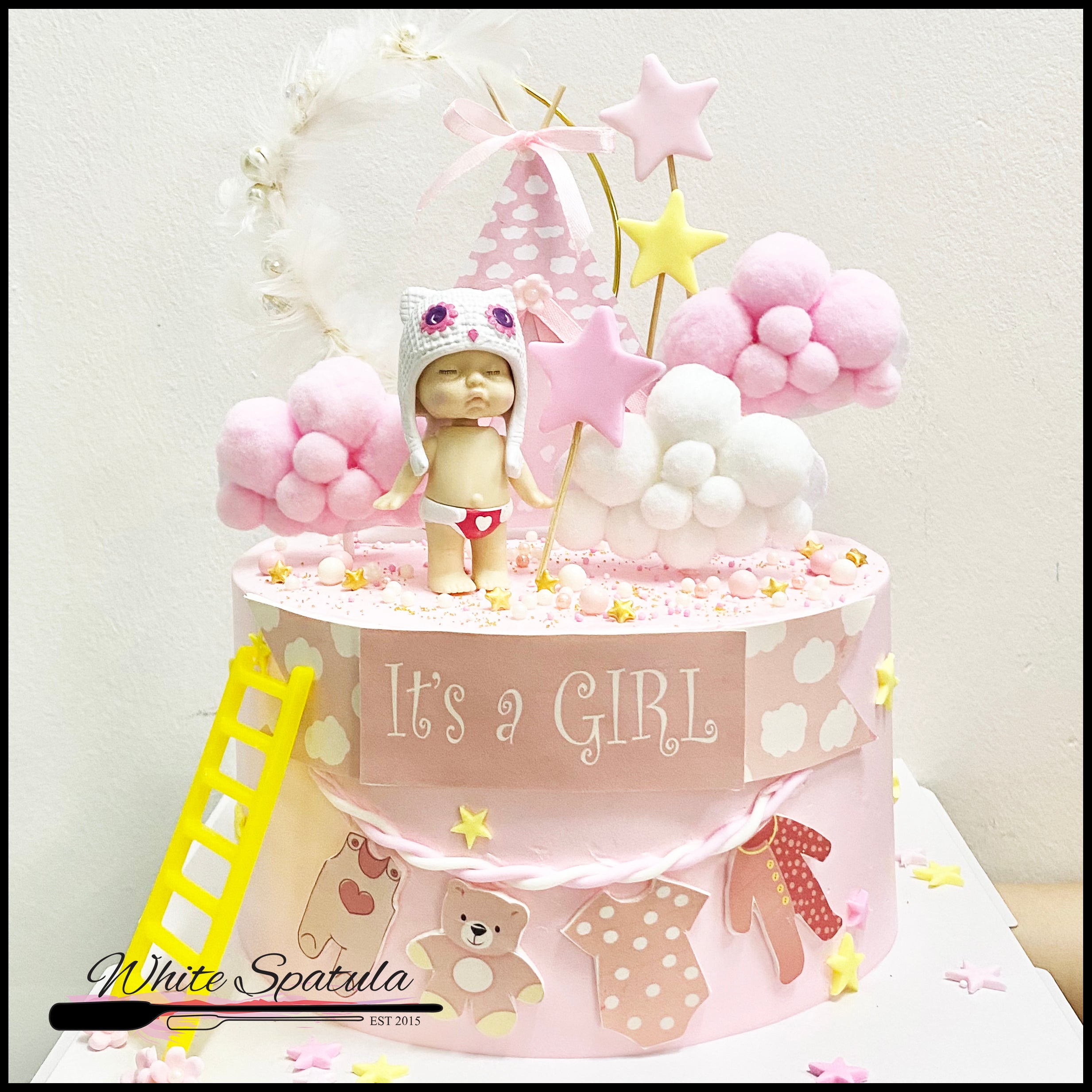 M782) Welcome Baby Cake (1kg) – Tricity 24
